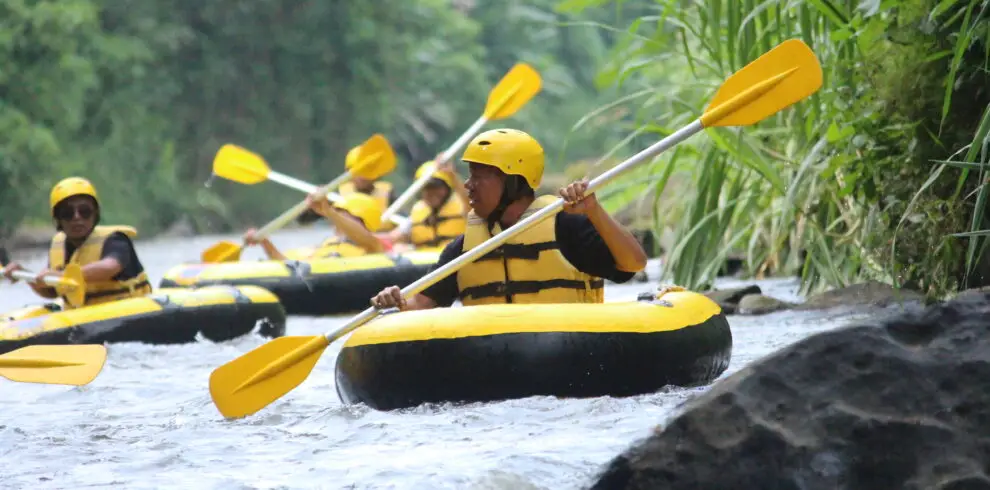 Bali river tubing