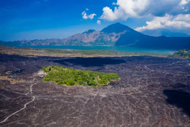 Black Lava Mount Batur